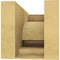 Ekena Millwork 6"W x 12"D x 6"H Wide Alma Rough Cedar Woodgrain TimberThane Corbel, Primed Tan CORUR06X12X06ALMRCPR - alternate 2